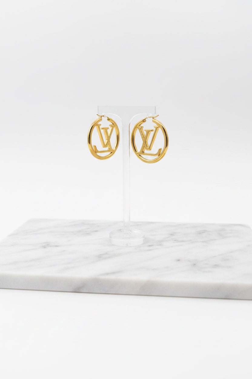 LV style hoops (inspo)