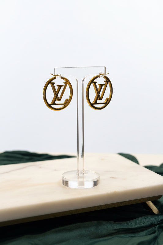 LV style hoops (inspo)