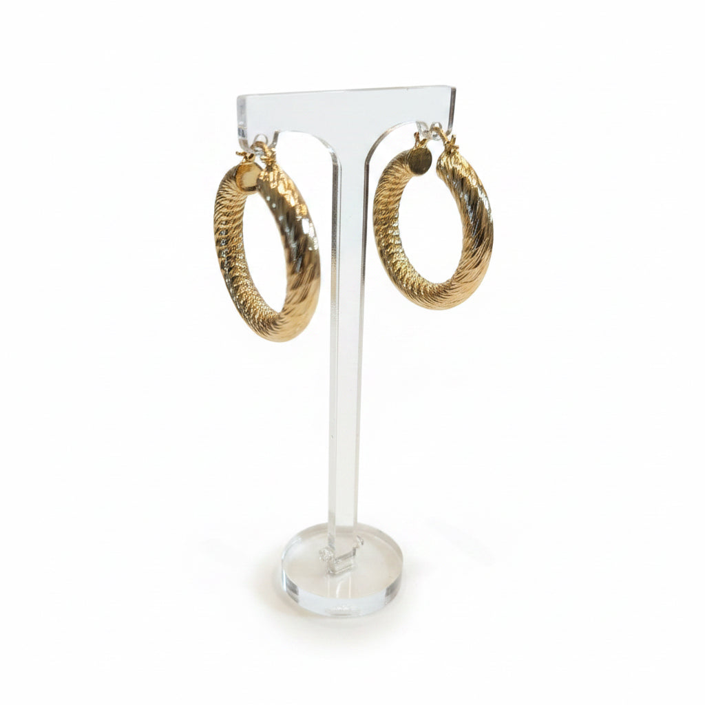 Valencia hoop earrings