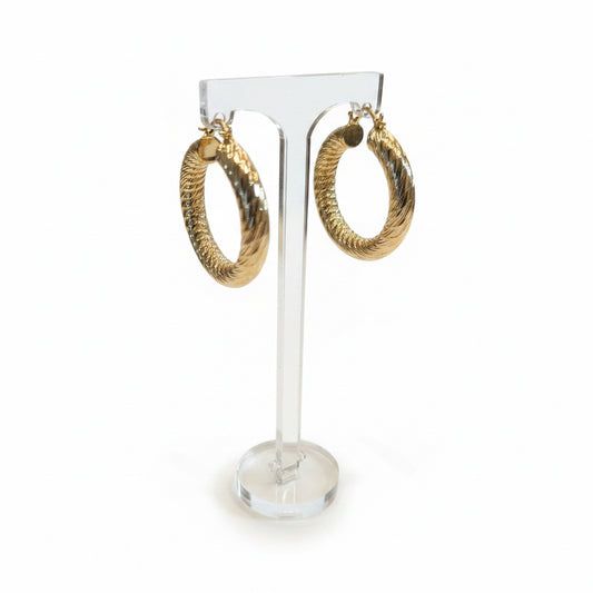 Valencia hoop earrings