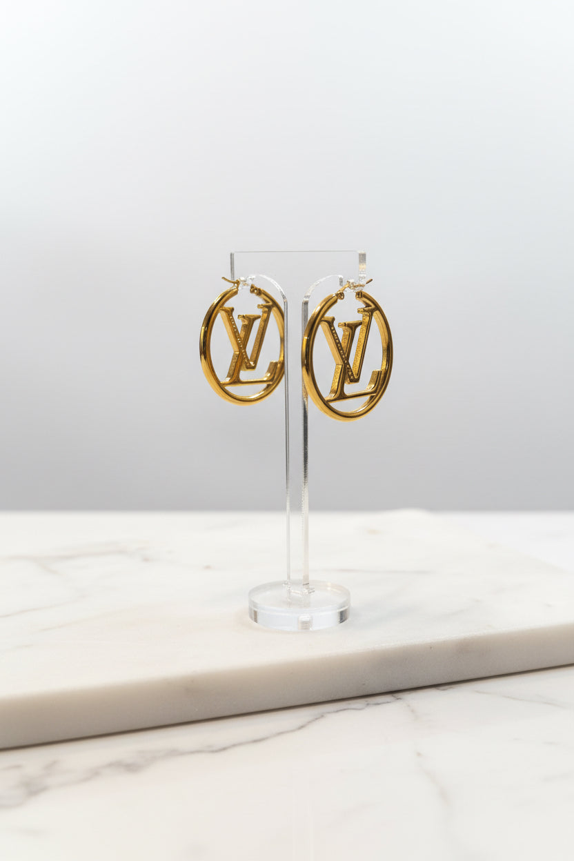 LV style hoops (inspo)
