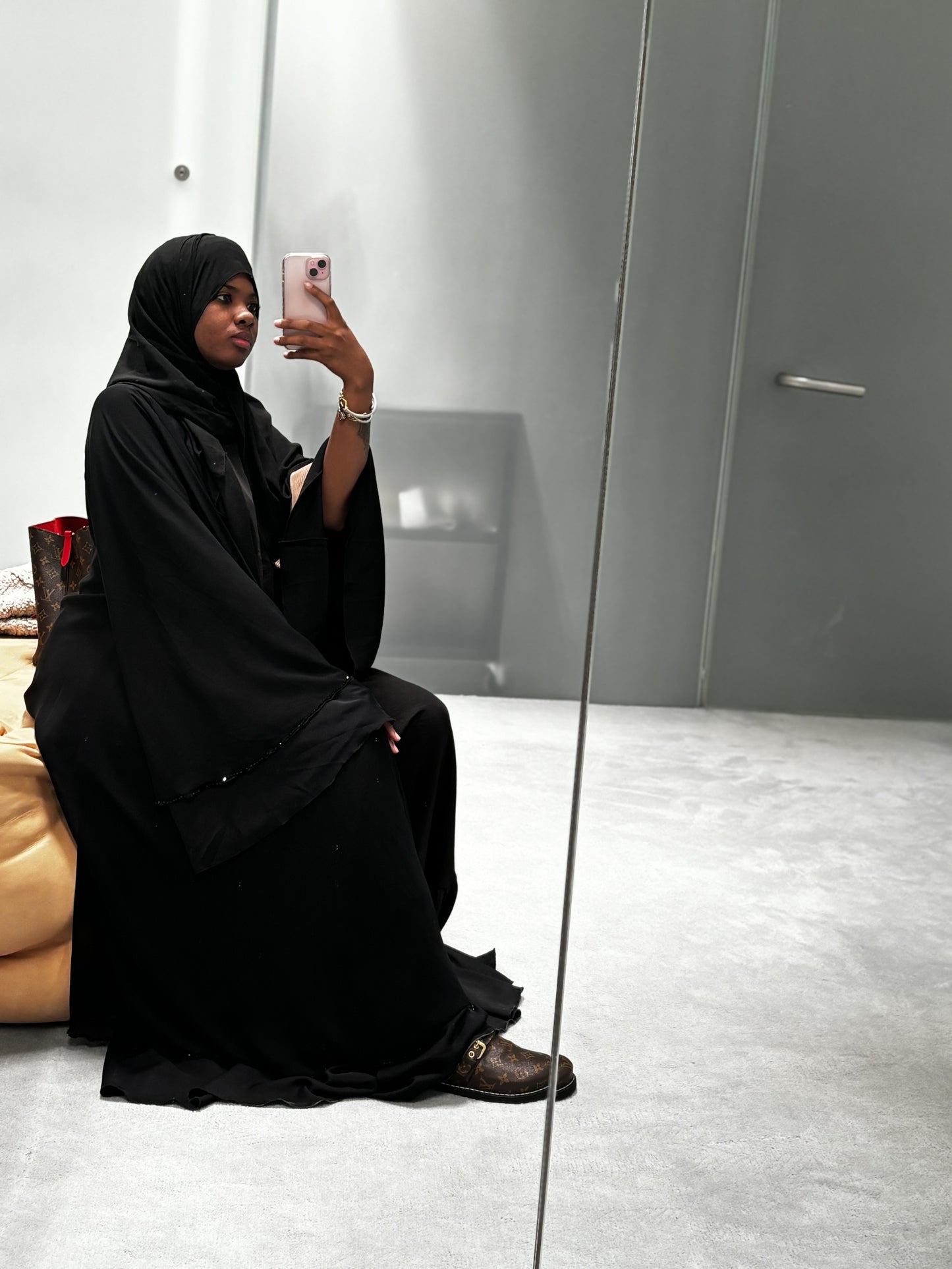 TAHIRA TIERED ABAYA