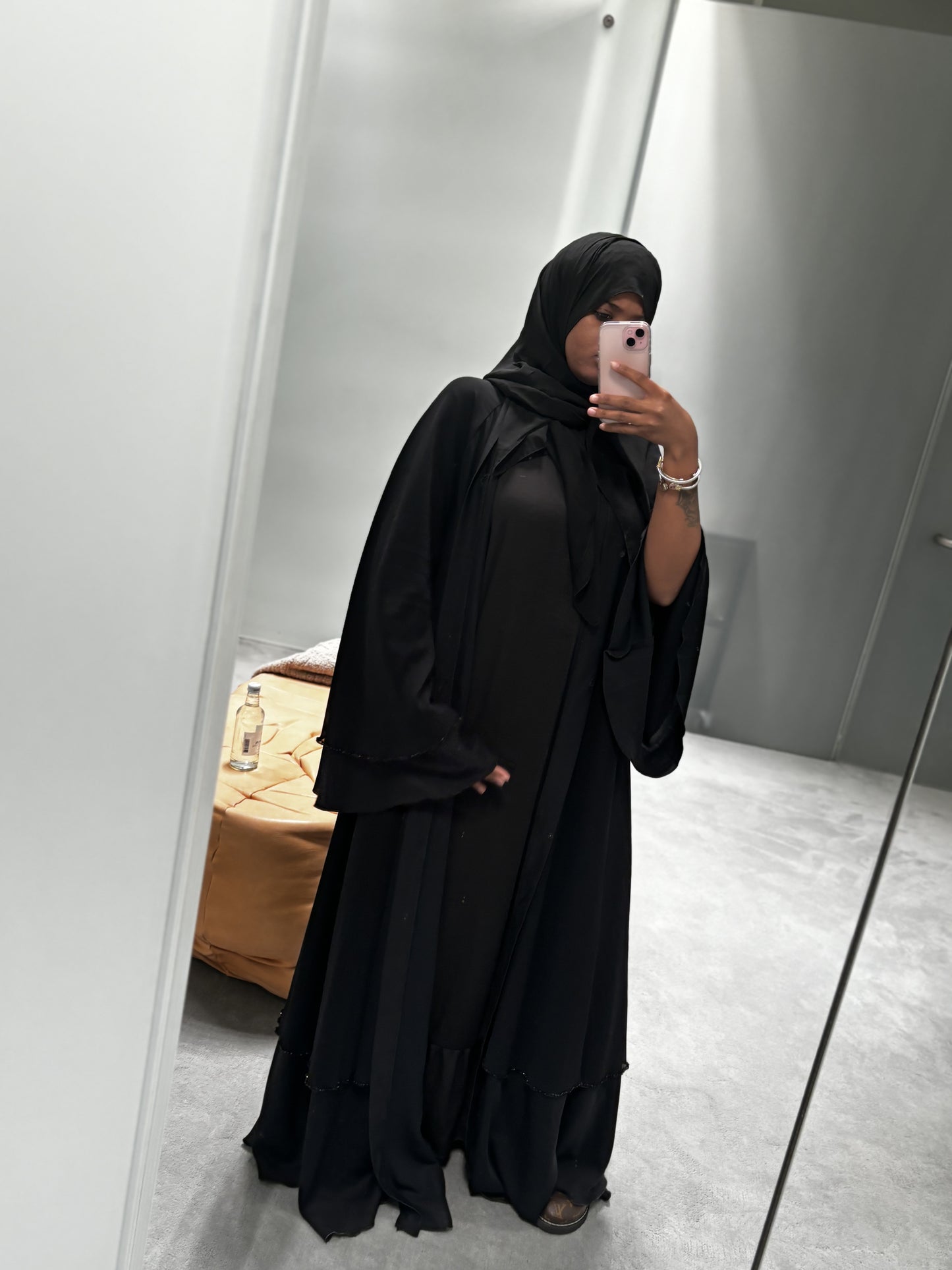 TAHIRA TIERED ABAYA
