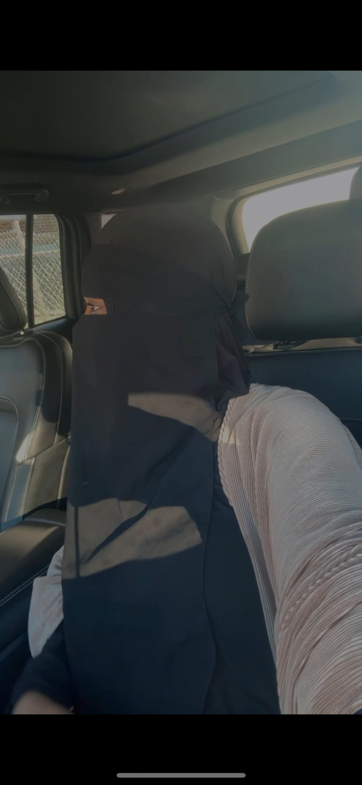 one layer long bib niqab